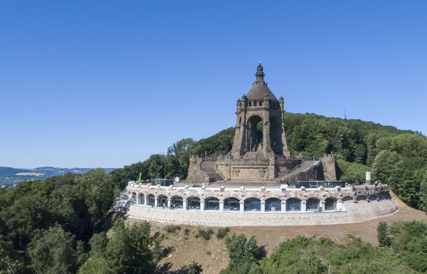 Panoramaaufnahme vom Kaiser-Wilhelm-Denkmal