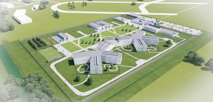 Zukünftiges Klinikgebäude Hörstel