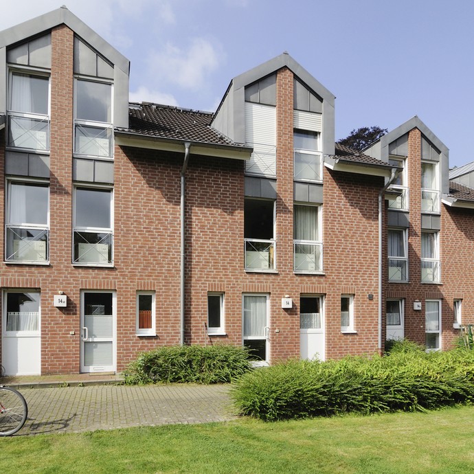 Apartmentanlage des LWL-Wohnverbunds Münster (vergrößerte Bildansicht wird geöffnet)